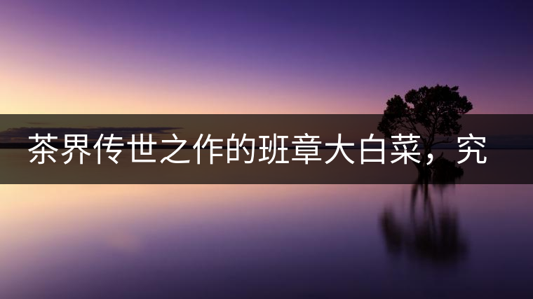 茶界傳世之作的班章大白菜，究竟有什么大來頭？