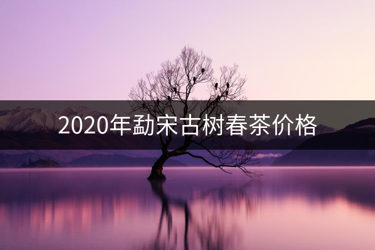 2020年勐宋古樹(shù)春茶價(jià)格 2020年勐宋古樹(shù)春茶價(jià)格