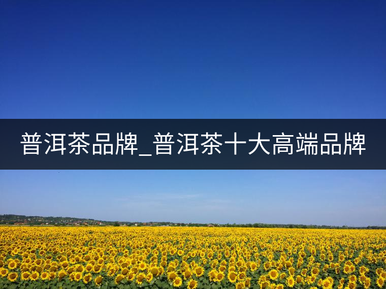普洱茶品牌_普洱茶十大高端品牌_哪個牌子好? 普洱茶品牌_普洱茶十大高端品牌_哪個牌子好?