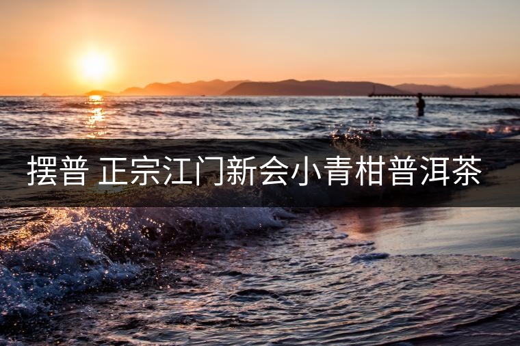 擺普 正宗江門新會(huì)小青柑普洱茶陳皮云南宮廷熟茶葉小沱茶60g