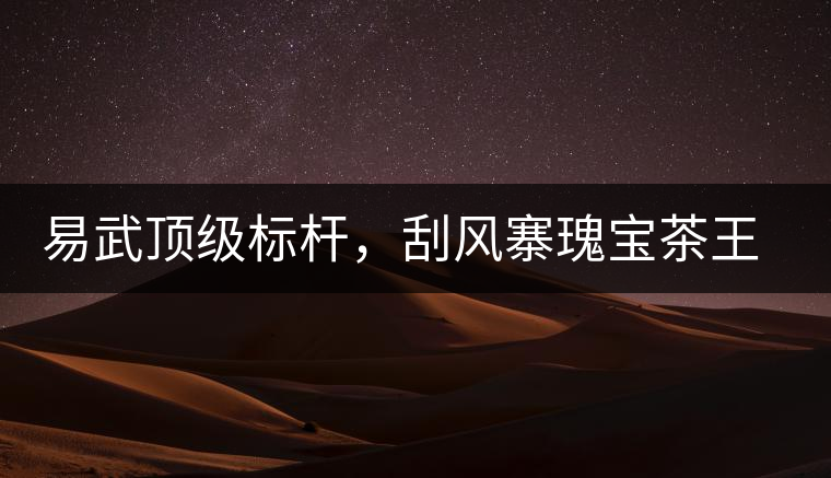 易武頂級(jí)標(biāo)桿，刮風(fēng)寨瑰寶茶王樹(shù)古樹(shù)茶