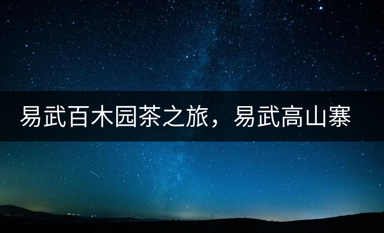 易武百木園茶之旅，易武高山寨古茶山