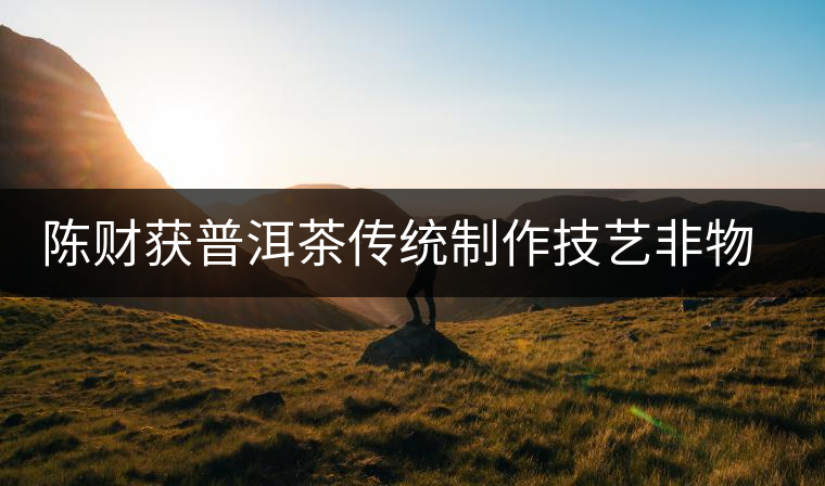 陳財獲普洱茶傳統(tǒng)制作技藝非物質(zhì)文化遺產(chǎn)傳承人榮譽稱號 陳財獲普洱茶傳統(tǒng)制作技藝非物質(zhì)文化遺產(chǎn)傳承人榮譽稱號