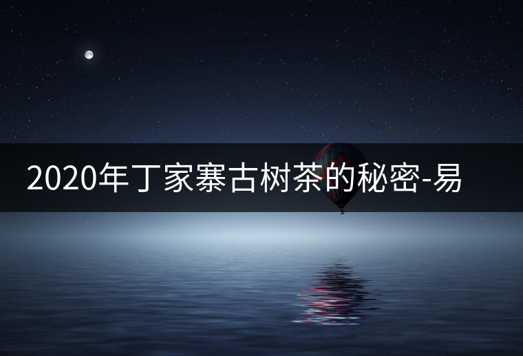 2020年丁家寨古樹(shù)茶的秘密-易武中聘號(hào) 2020年丁家寨古樹(shù)茶的秘密-易武中聘號(hào)