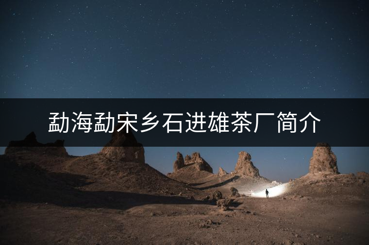 勐海勐宋鄉(xiāng)石進(jìn)雄茶廠簡(jiǎn)介 勐海勐宋鄉(xiāng)石進(jìn)雄茶廠簡(jiǎn)介