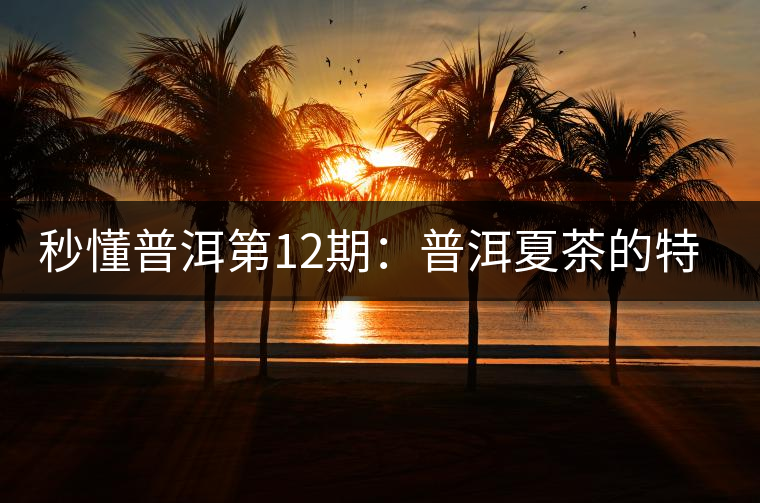 秒懂普洱第12期：普洱夏茶的特點？如何區(qū)別？