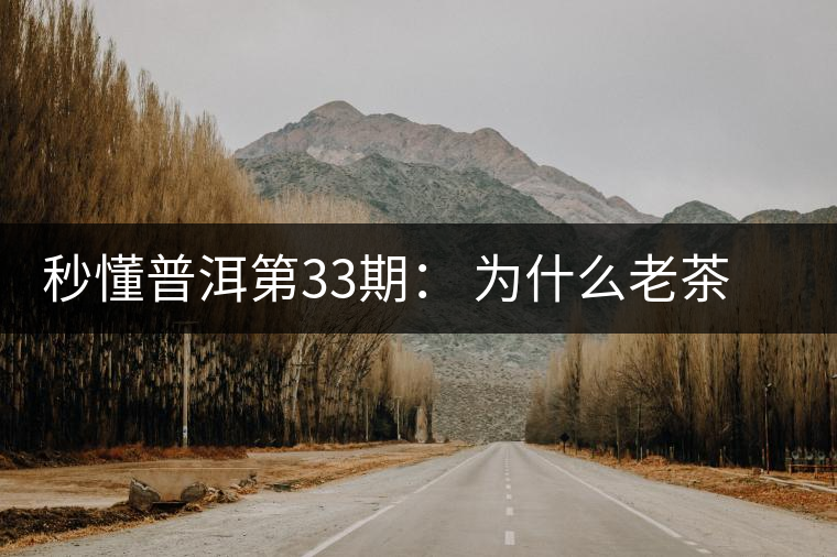 秒懂普洱第33期： 為什么老茶客都喜歡用紫砂壺泡普洱茶？