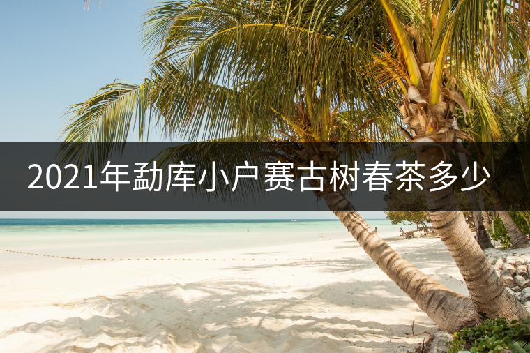 2021年勐庫(kù)小戶賽古樹(shù)春茶多少錢(qián)一公斤？