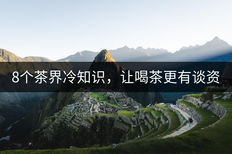 8個茶界冷知識，讓喝茶更有談資！
