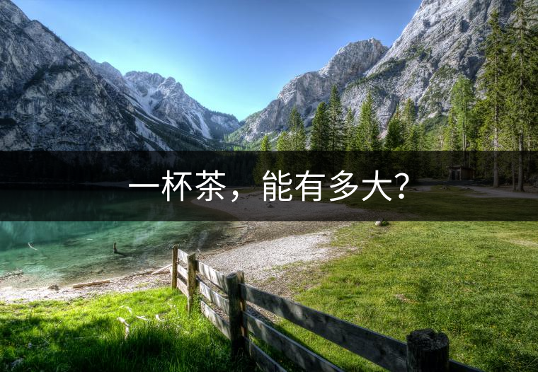 一杯茶，能有多大？