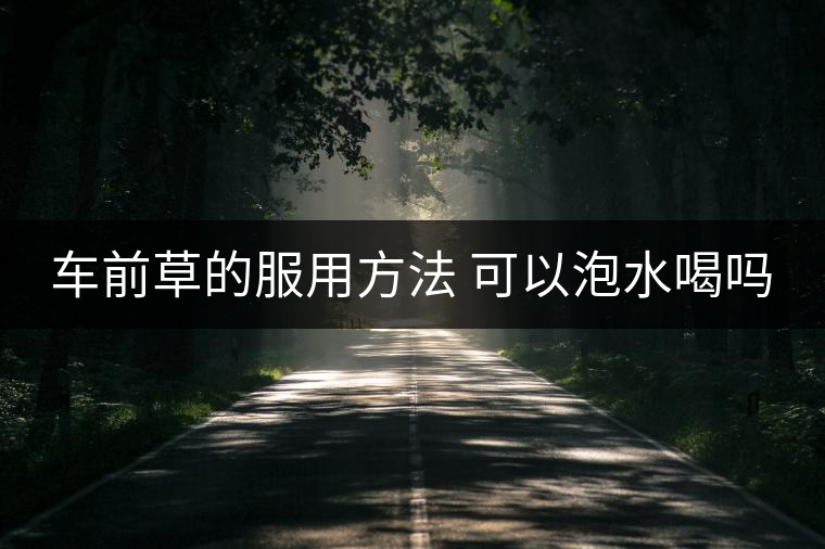 車(chē)前草的服用方法 可以泡水喝嗎 車(chē)前草的服用方法 可以泡水喝嗎