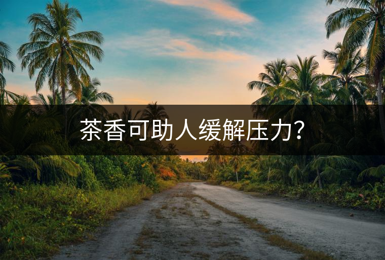 茶香可助人緩解壓力？