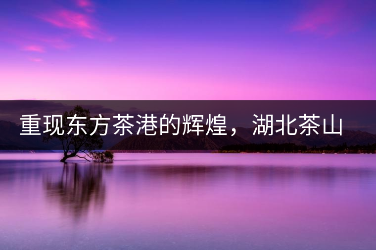 重現(xiàn)東方茶港的輝煌，湖北茶山分布介紹