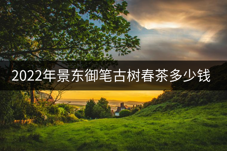 2022年景東御筆古樹春茶多少錢一公斤？