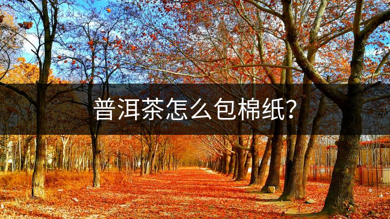 普洱茶怎么包棉紙？