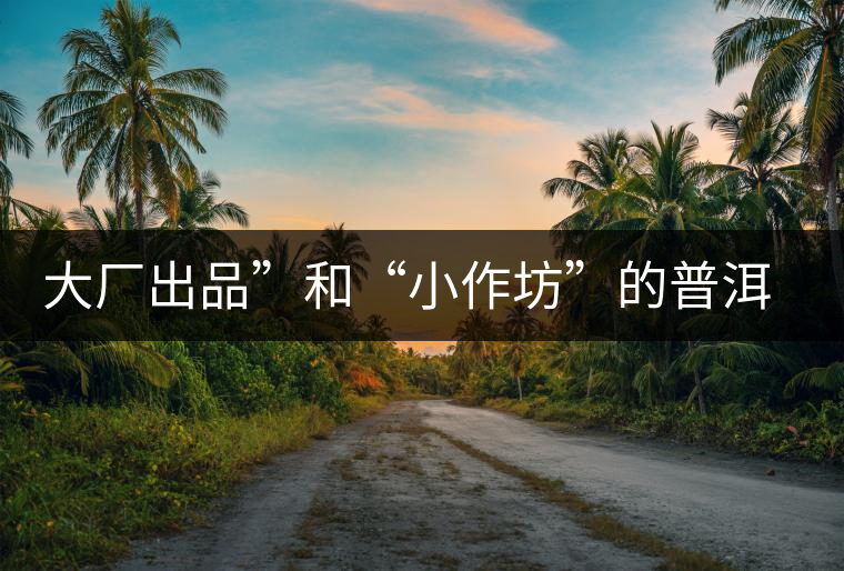 大廠出品”和“小作坊”的普洱茶，哪個(gè)更值得購買？