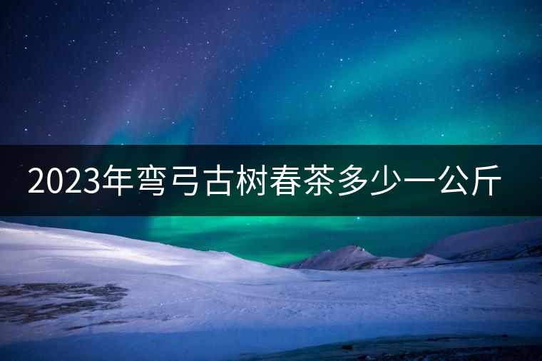 2023年彎弓古樹春茶多少一公斤? 2023年彎弓古樹春茶多少一公斤?