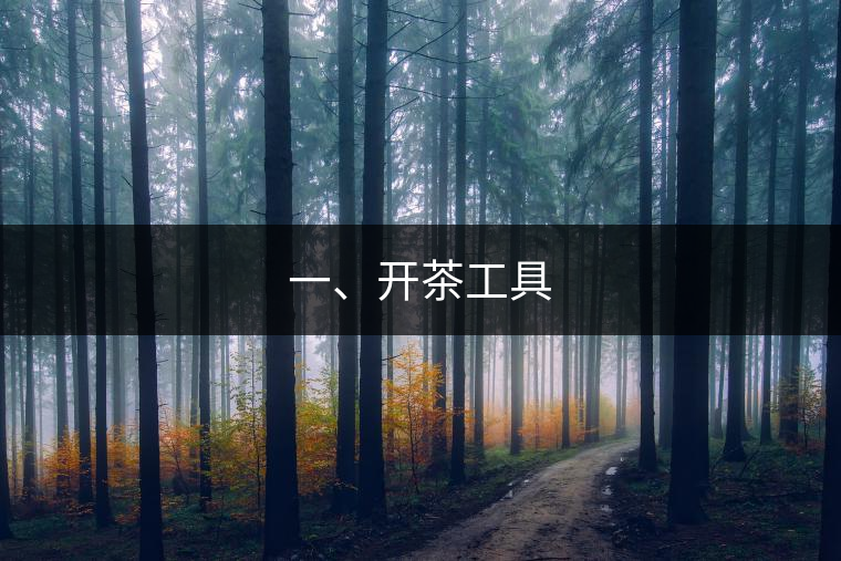 一、開茶工具