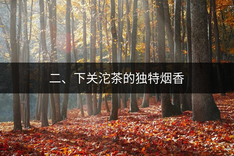 二、下關沱茶的獨特煙香