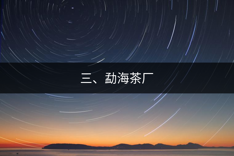 三、勐海茶廠