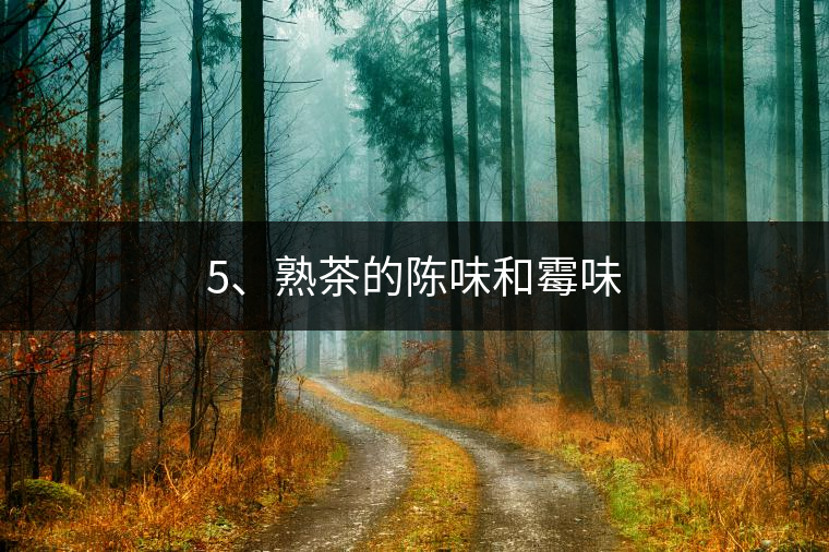 5、熟茶的陳味和霉味