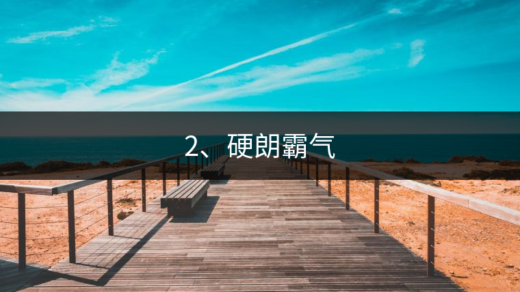 2、硬朗霸氣