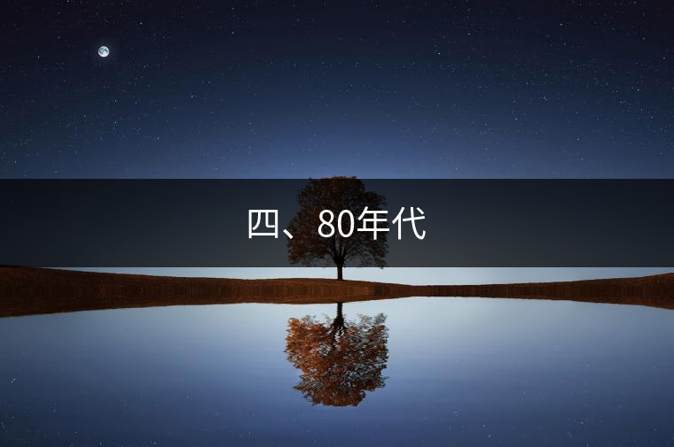 四、80年代