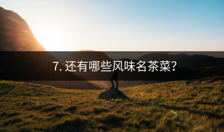 ? 7. 還有哪些風(fēng)味名茶菜？