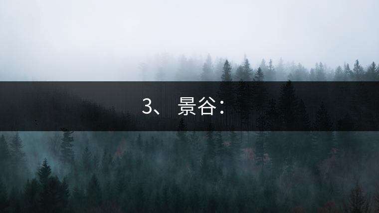 3、 景谷：?